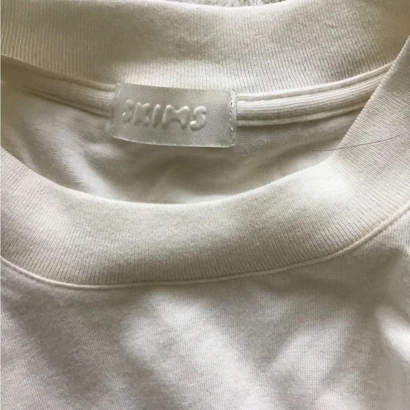 SKIMS Boyfriend Long Sleeve T-Shirt | Marble | Size S - Picture 8 of 9